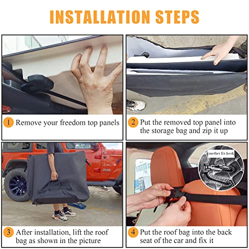 image for Mekar Freedom Panel Hard Top Storage Bag with Handle Compatible with 2