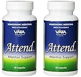Attend Vaxa International 60 Caps (2-pack)