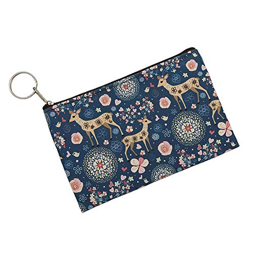 Auony Porte-monnaie en cuir avec fermeture éclair et porte-clés Cover