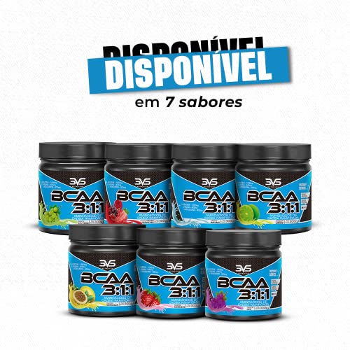 BCAA 3:1:1 300g Sabor Uva | 3VS Nutrition | Mistura instantânea