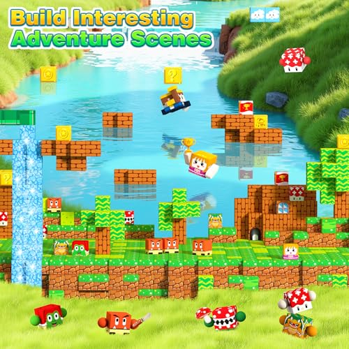 LUVTOY Construction Magnetique Enfant - Cube Magnétique – vue 4