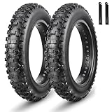 E-bike Fat tire size: 20x4.0 inch.ETRTO: 102-406 mm.Maximum load: 266.6 lbs (120 kg). Oversized Convex Knobs tread provides excellent stability and great bite to absorb rocks, and other challenging terrain. Heavy-duty rubber with enhanced thickness a...