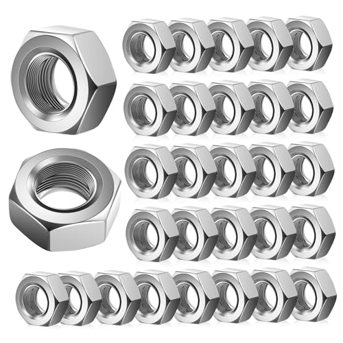 NUOBESTY 1set Nuts Polished Surface Precision Manufactured Versatile Hardware for Automotive and Industrial Applications 50pcs