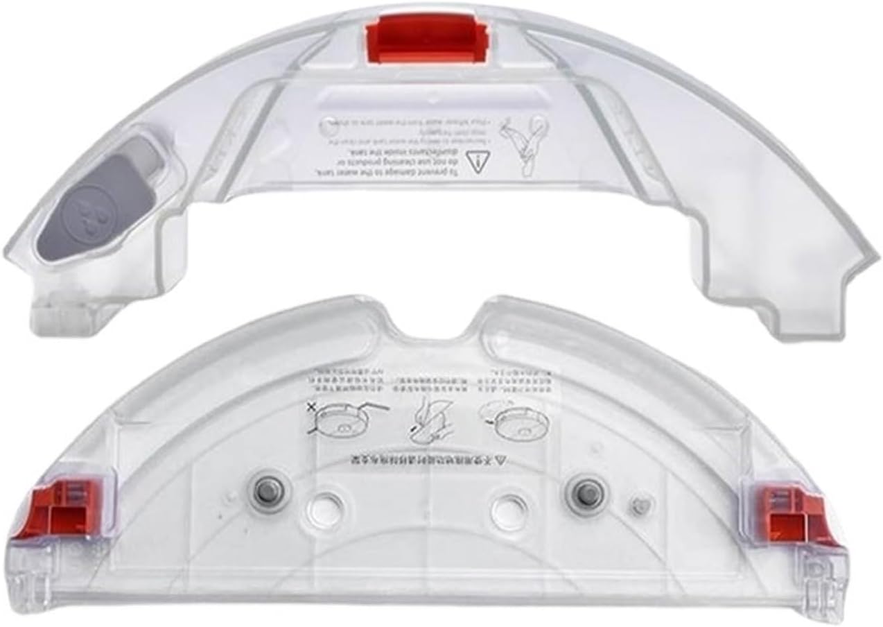 Mop Cloth,Mop Support Carriage，Water Tank ，Dust Box。Compatible for Roborock S5 Max S50 Max S55 Max S6 MaxV S6 Pure。Sweeping Robot Accessories (Color : Water Tank Tray 1pcs-01)