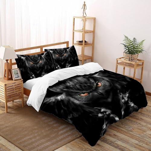 Housse de couette 200x200 animaux imprimé 3D avec fermeture - 2