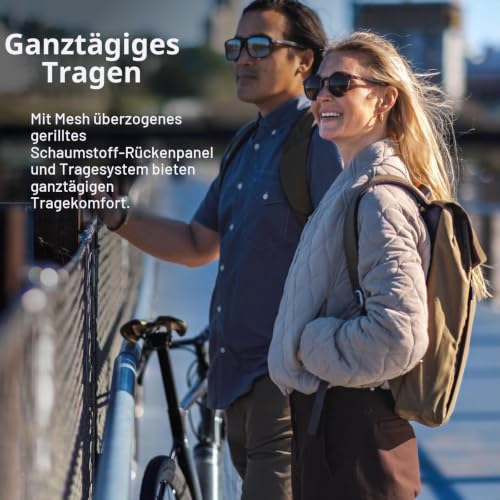 Osprey Arcane Flap Pack – Urbaner Lifestyle-Rucksack für den Alltag – Recyceltes Gewebe – Tagesrucksack - Earl Grey/Sandy Grey Heather O/S – Ansicht 5