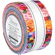 Christiane Marques Florence Roll Up 40 2.5-inch Strips Jelly Roll Robert Kaufman Fabrics RU-1141-40