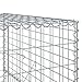 KHNLGFR Galvanized Iron Gabion Basket 39.4 x 39.4 x 59.1 in for Stone Walls Heavy Duty Landscaping and Easy Assembly Outdoor Projects with Industrial Style Garden Design