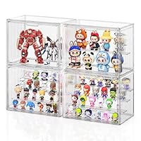 Amazon.co.jp: JOYZAN 透明 コレクションケース 卓上 組み立てタイプ 4