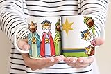 aysd Taza,REYES MAGOS NAVIDAD Regalo Amigo Invisible,cumpleaños NAVIDAD SORPRESA NUEVO ceramica