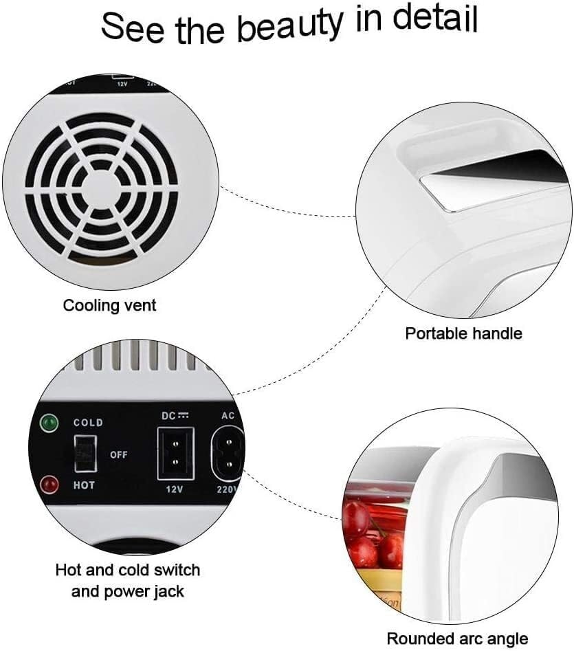 Congélateur à double usage 6L, mini glacière thermique auto et maison - 6