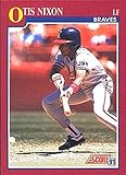 1991 Score Rookie and Traded #29T Otis Nixon Atlanta Braves MLB Baseball Base Trading Card