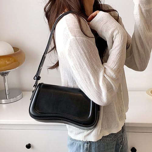Image of Small Shoulder Bag for women,Crossbody Purses,Leather Tote Handbag Clutch Hobo Purse,with Zipper Closure for Women