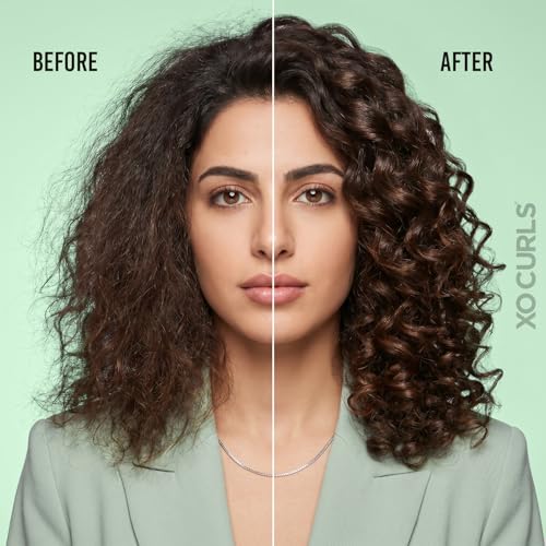 Image of XO Curls Hydrating Leave-In Conditioner, With Brahmi, Olive Squalene & Argan Oil, For Frizz-Free, Soft & Shiny Hair, No Sulfates, Silicones or Parabens, Curl-Friendly Formula - 50ml