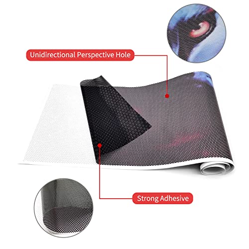 Nuoozy Universal Car Front And Rear Windshield Decals 3D Creative Eye Decoration Stickers Vinyl Windshield Sunshade 008 #TOP4