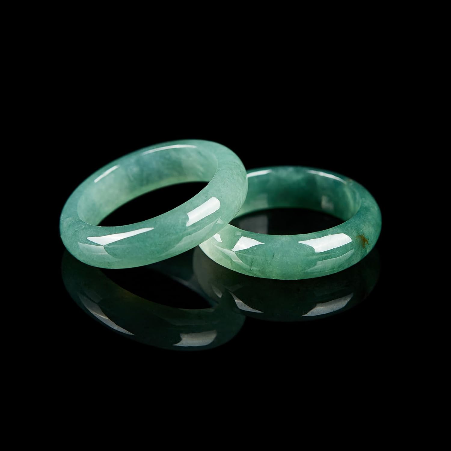 Natural Jade Rings for Women, Good Luck Gifts - Image 2