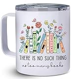 NAHOTICQ Book Lover Gifts - Books Lover Coffee Mugs - There Is No Such Thing Mug - Christmas Cup For Book Lovers - Librarian, Library Mug For Women - Bookish Gifts For Readers - Birthday Gift Bookworm