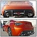 Spec-D Tuning Catback Dual Muffler Exhaust System W/Titanium Tip Compatible with 2013-2016 Scion FR-S