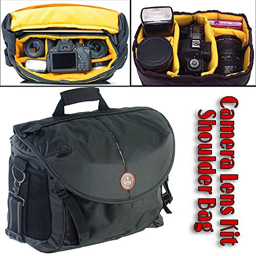 Image of VTS DSLR Camera Bag - Waterproof Backpack & Shoulder Carry Case for Camera, Lens, Tripod & Accessories