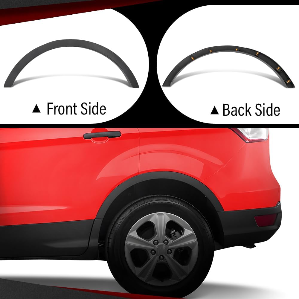 Rear Driver Side Fender Trim Wheel Arch Molding Compatible with Ford Escape 2013-2016 CJ5Z78290A61AA, FO1790116
