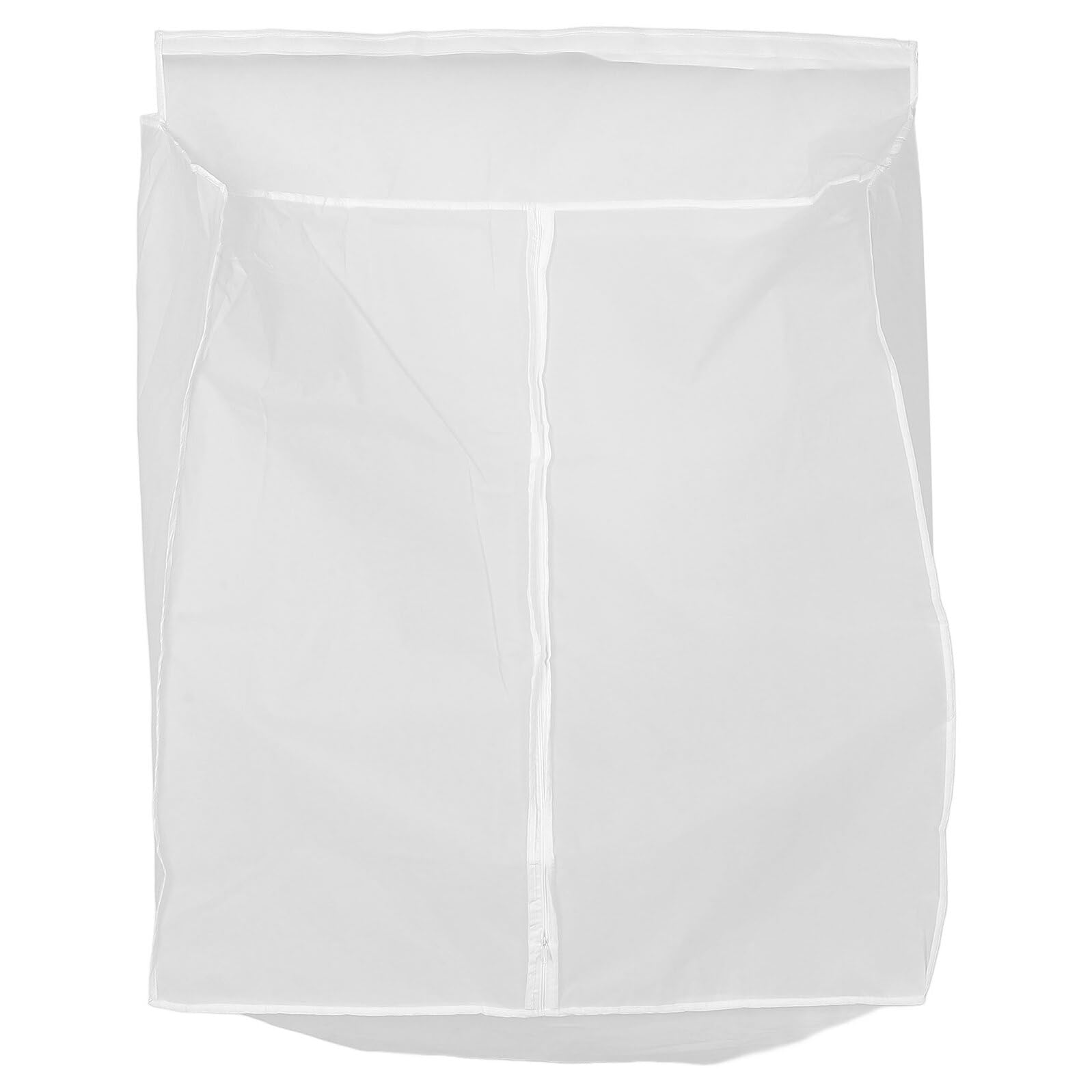 Angoily Funda para Colgar Ropa de Peva Reutilizable, Funda Protectora para Trajes y Abrigos, Cubierta Antidespolvo de Color Claro para Almacenamiento en Casa y Armario