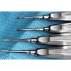 German 4 PCS Straight and Curved 3MM and 4MM Dental Surgery Extraction LUXATING Elevator Blue