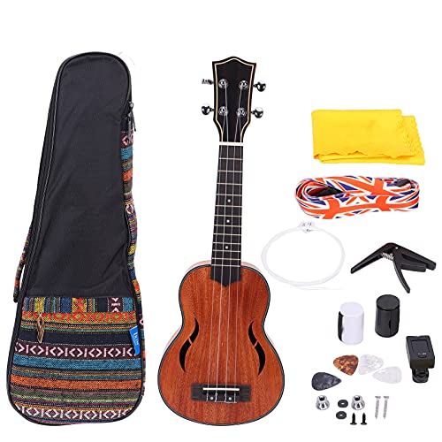 Ukuleles Kit, 21in Deeper Woods Tone Ukulele Set Jouabilité professionnelle confortable pour jouer - Les Beatles, Paul McCartney, John Lennon, RIngo Starr, George Harrison Ukuleles Kit, 21in Deeper Woods Tone Ukulele Set Jouabilité professionnelle confortable pour jouer – Image 8