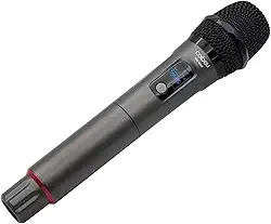 Microfone Sem Fio UHF, Microfone Karaoke, Microfone Dinamico, Microfone de Mão Profissional para Festas, Eventos, Aulas, Palestras, Lgreja, Desempenho, Entretenimento Familiar, WK-MAD
