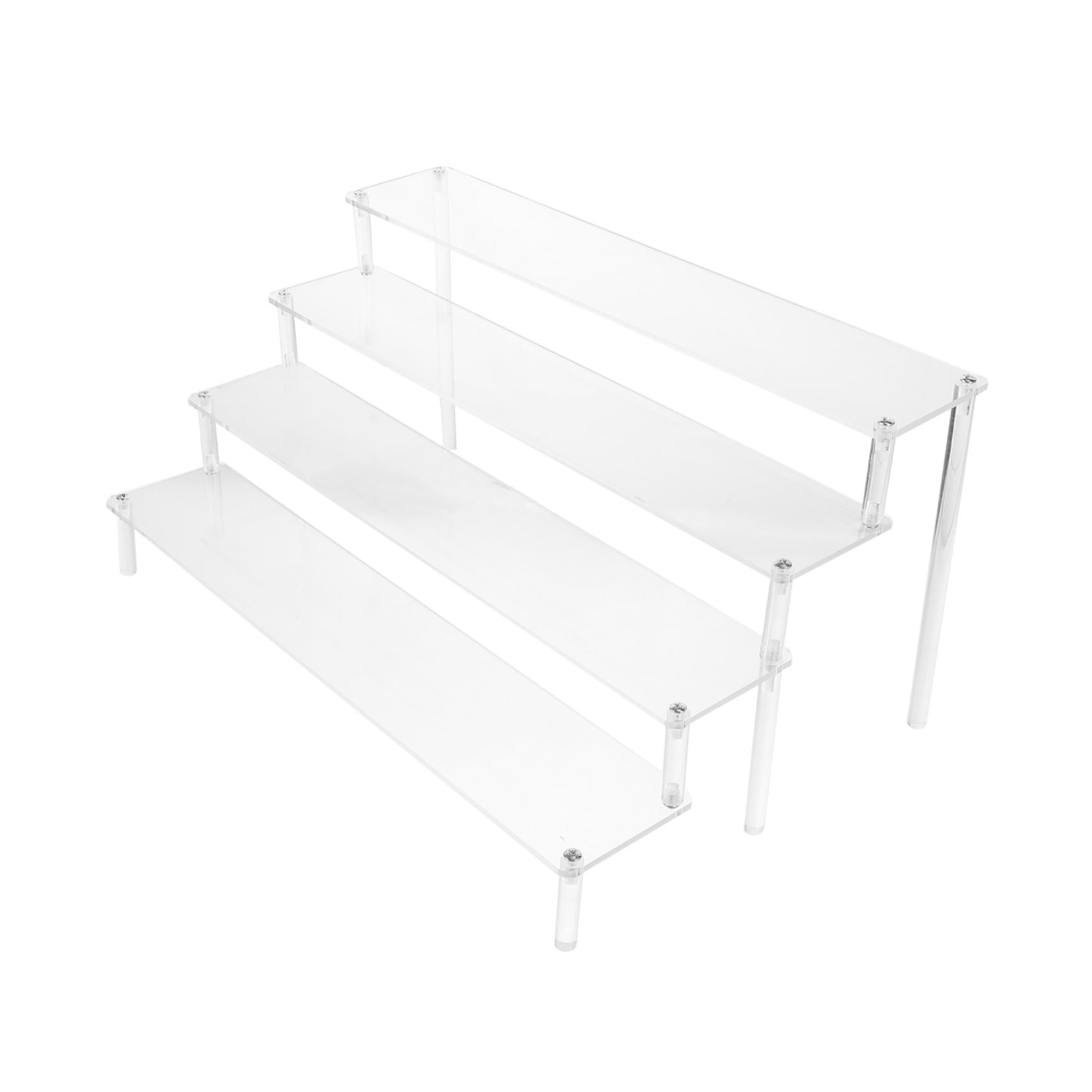POPETPOP Soporte Acrílico Transparente Desmontable Exhibidor para Perfumes y Coleccionables Organizador Resistente y Elegante para Decoración y Almacenaje