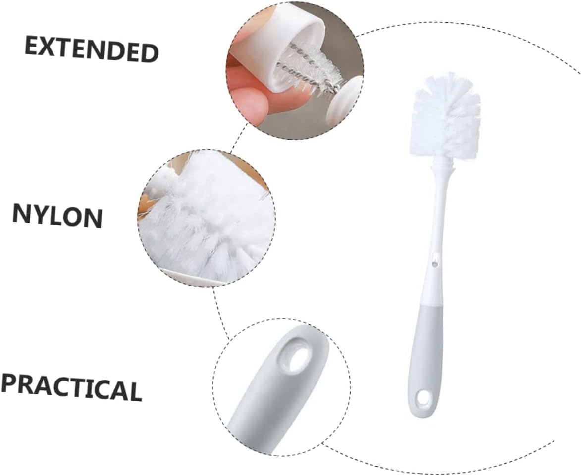 Cleaning Brush for Bottles Long Handle Cup Cleaner for Safe and Thorough Cleaning of Types of Cups and Bottles Reusable and Tool for Daily Use image 5