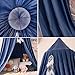 dix-rainbow Princess Decor Canopy for Kids Bed, Soft and Durable Bed Canopy for Girls Room Tent Canopy Dreamy Mosquito Net Bedding, Children Reading Nook Canopies Indoor(Blue)