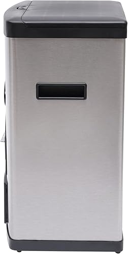 Miniatura 8 de Dispensador automático de arroz, organización de arroz de acero inoxidable, contenedor de almacenamiento de arroz, dispensador de arroz de cocina