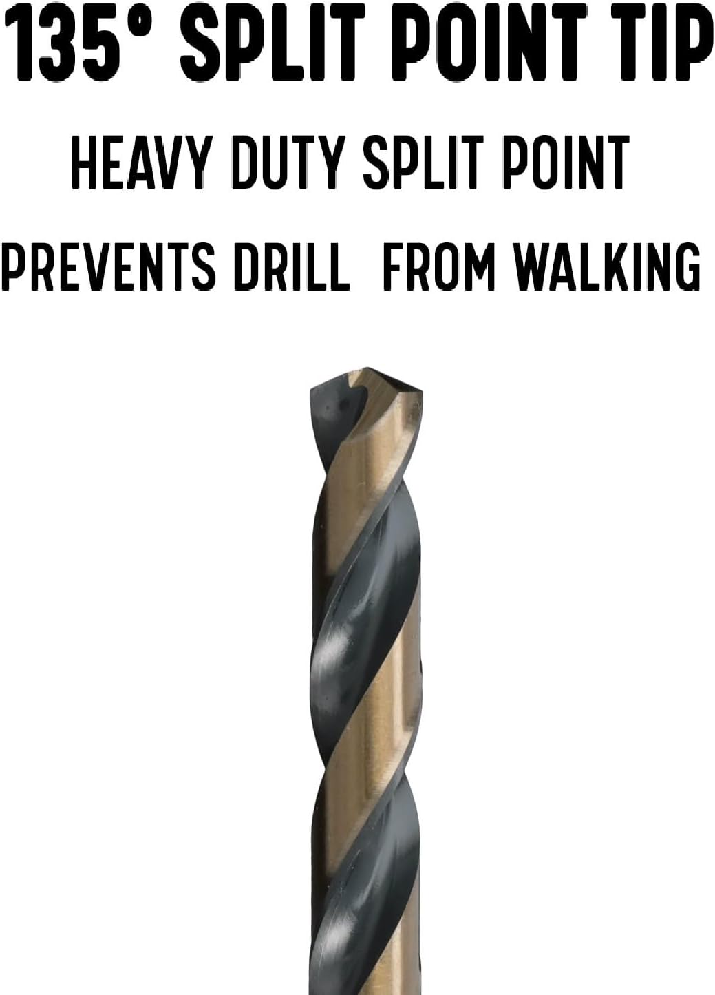 7/16" Quick Change Hex Shank High Speed Steel Drill Bit, KFDHEX Series (Pack of 6)