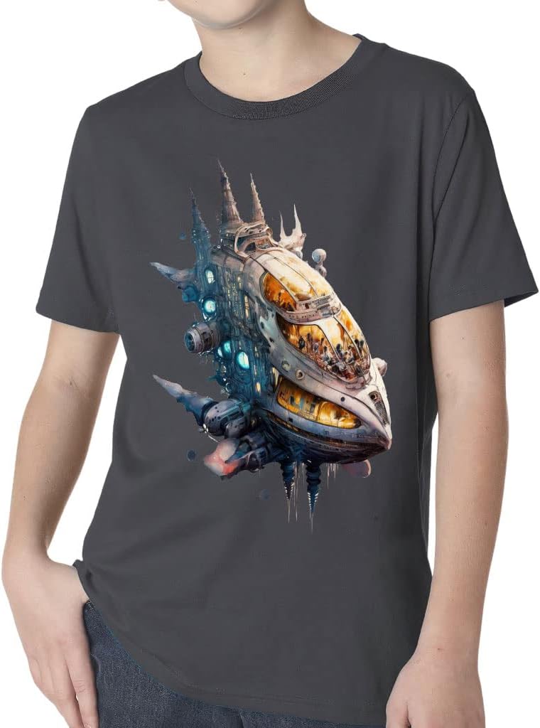 Space Themed Kids' Classic Fit T-Shirt - Fantasy T-Shirt - Art Classic Fit Tee