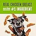 Waggin' Train Chicken Jerky Dog Treats, Made with 100% Real Chicken Breasts, Only Two All-Natural Ingredients, Great High Protein Dog Treat, Easily Digestible for Big or Small Dogs, 18 oz. Pouch