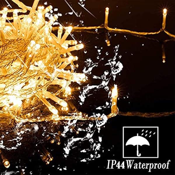 2000LEDs Luci Natale Esterno,GlobaLink Catena Luminosa 50M Luci Albero Natale IP44 Impermeabile,8 Modalità Luce,Funzione Memoria Calda Decorazione Natalizia per Casa Interno Giardino Matrimonio Feste