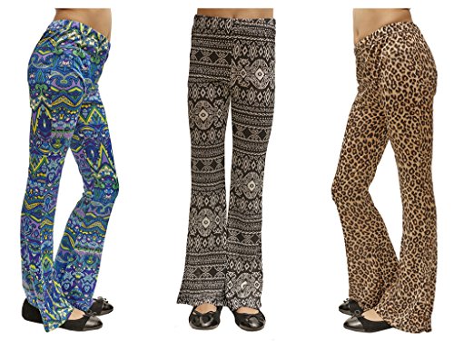 Dinamit Jeans 3 Pack Big Girls Printed Bell Bottoms 162-164-165-S