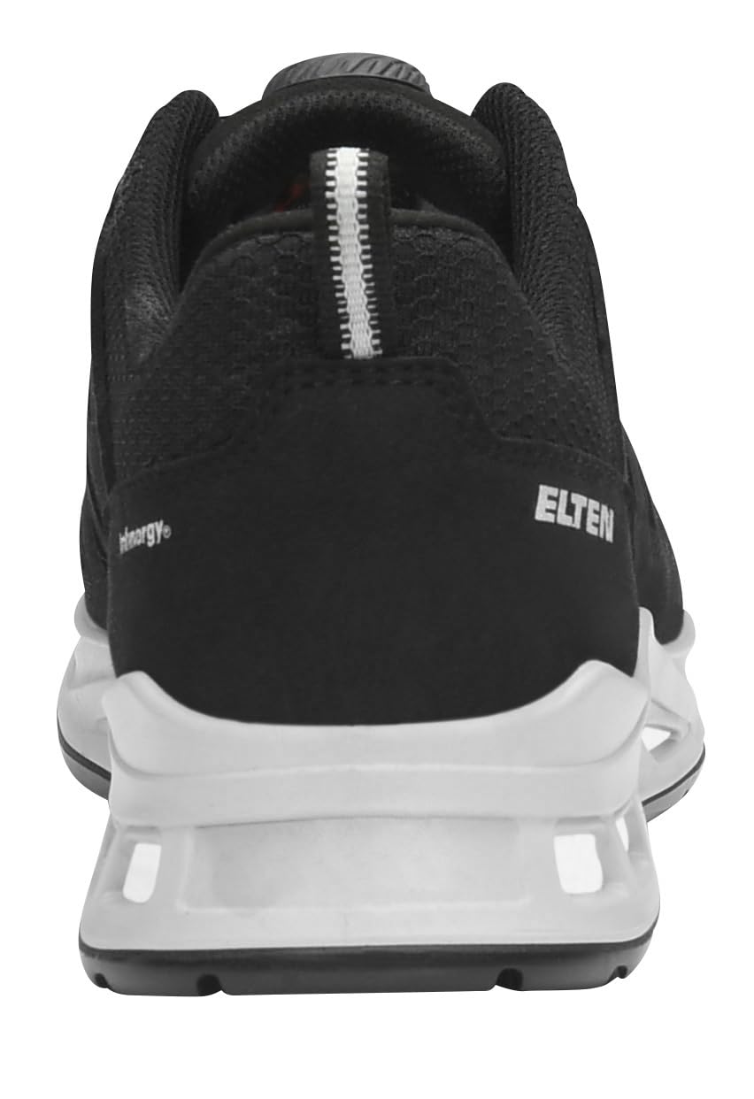 ELTEN Sicherheitsschuhe Maddox XXR BOA Black-Grey Low ESD S3S für Damen & Herren, Stahlkappe, leicht, atmungsaktiv