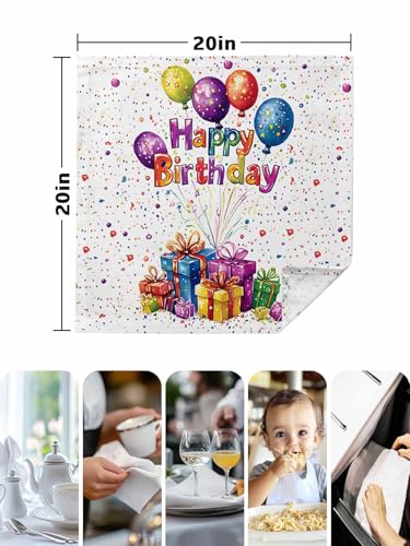 Set de 8 servilletas de tela multicolor 20x20 pulgadas miniatura 5