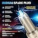 Ignition Coil Pack + Iridium Spark Plugs for 09-20 Chrysler 300, 09 Aspen, 09-19 Dodge Challenger Durango, 09-20 Charger, Ram 1500 2500 3500, Jeep Commander, Grand Cherokee, 5.7L, UF504, 8 Sets