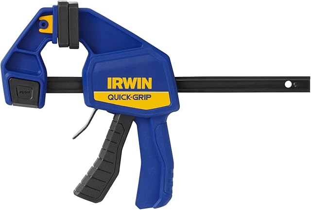 IRWIN QUICK-GRIP Medium Duty One-Handed Bar Clamp / Spreader, 6" / 150mm, T506QCEL7