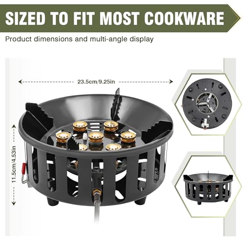 image for Bestfire Propane Burner, 72,000 BTU Single Burner Gas Stove for Outdoo