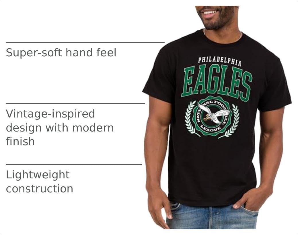 Junk Food Unisex Adult NFL Prep Short Sleeve T-Shirt image 3