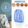 6 Pack Bug Zapper Indoor, Electronic Fly Trap Insect Killer, Fly Trap for Indoors, Plug in Bug Zappers Mosquitoes Killer Mosquito Zapper with Blue Lights for Home, Kitchen, Office, Bedroom