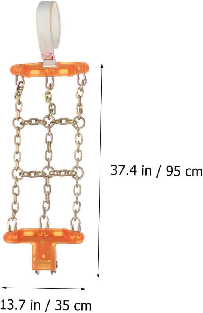 SHINEOFI Winter Steel Tire Chain Large Anti-skid Snow Chain for Cars Suvs Winter Outdoor Traction Accessory