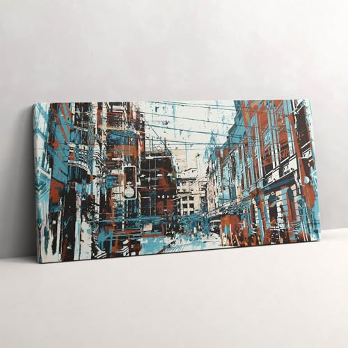 Tableau art de rue 120x60cm avec impression haute definition sur toile murale