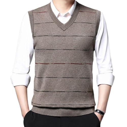 Ropa de hombre chaleco de punto casual cómodo y ligero para vestir en capas