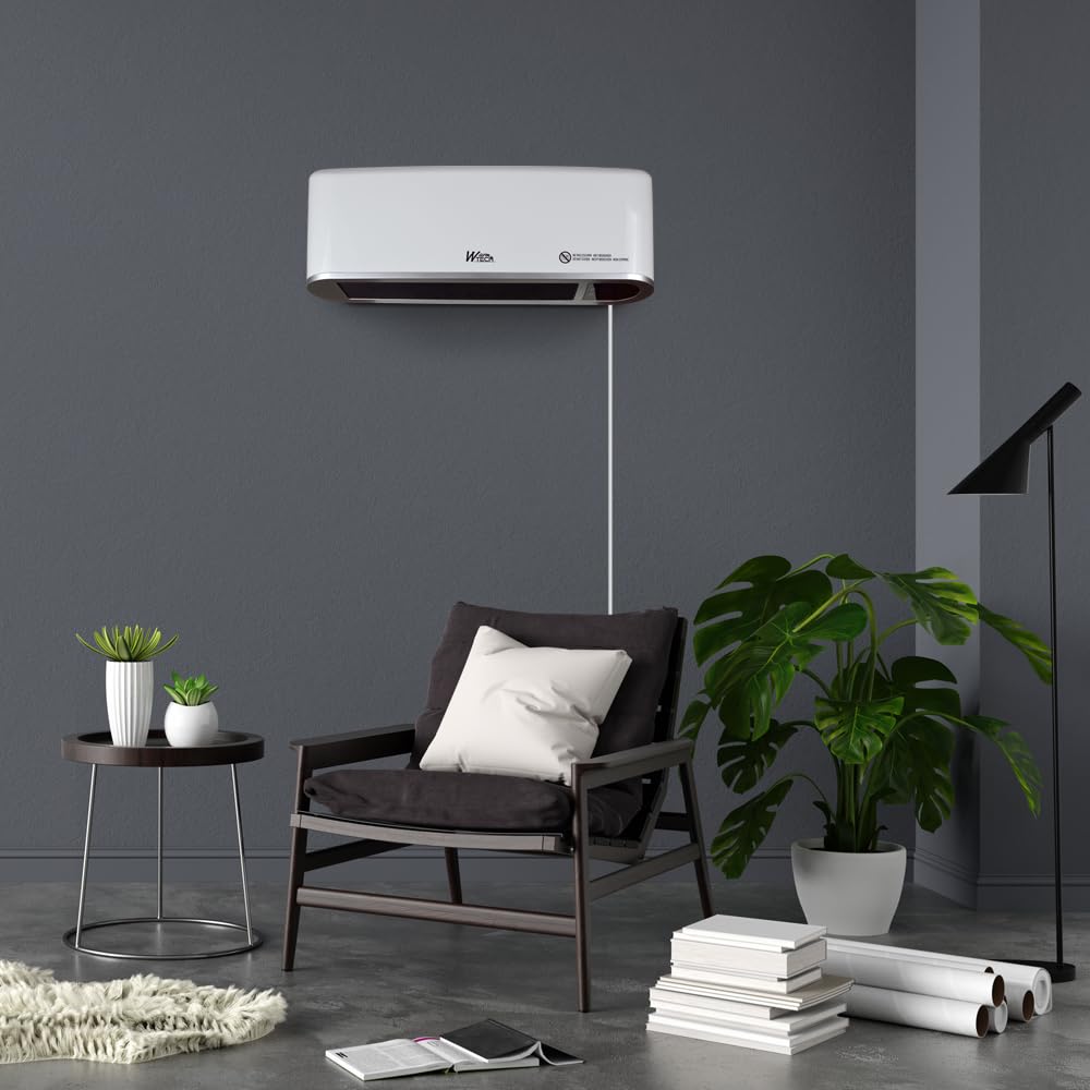 Radiateur céramique mural 2000W avec télécommande