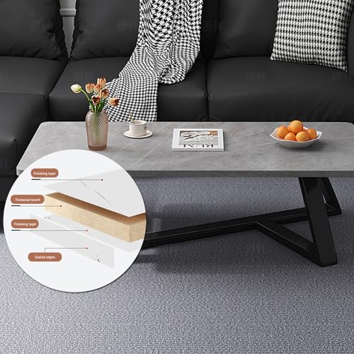 Table d'appoint avec plateau en ardoise véritable et métal