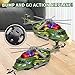 Bloolilies Helicopter Toy for Kids 3-5, Army Military Toy Helicopters with Lights and Music for Toddlers Birthday, Bump and Go Airplane Toys for Boys Girls 3 4 5 6 7 Years Old